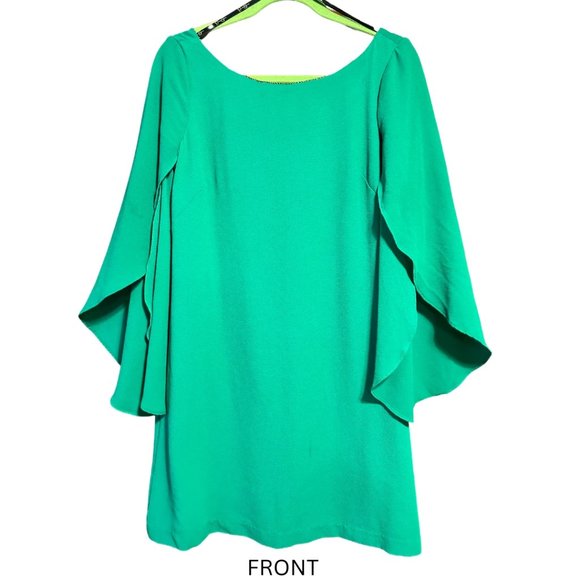 Jessica Simpson Dresses & Skirts - Jessica Simpson Bow-Back Flutter-Sleeve Dress in size 4